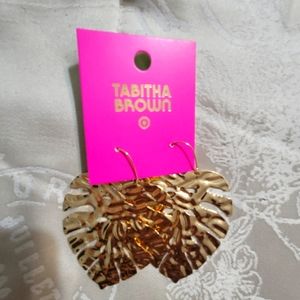 Tabitha Brown X Target Collection Palm leaf earrings
